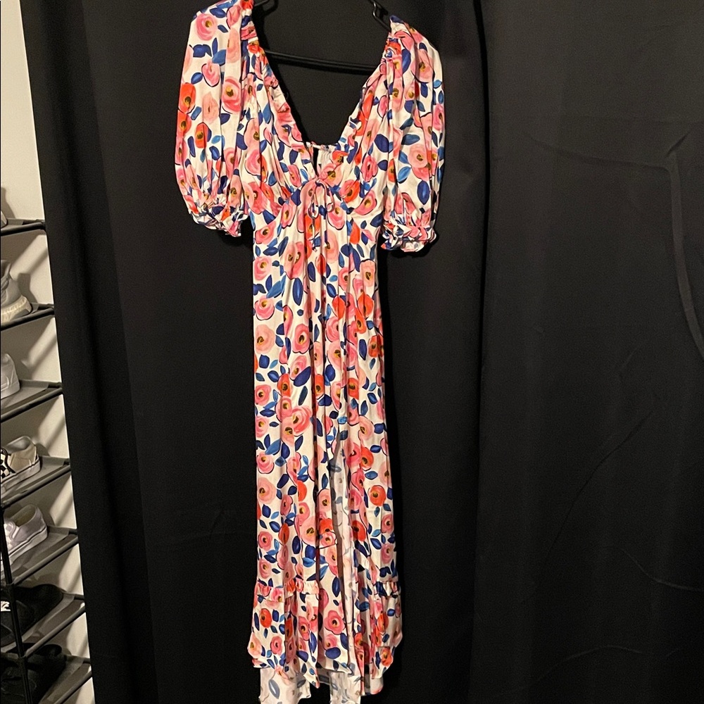 Floral midi dress